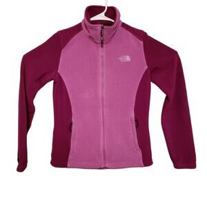 The North Face Full Zip Fleece Jacket in Pink & Magenta Women's Size Small